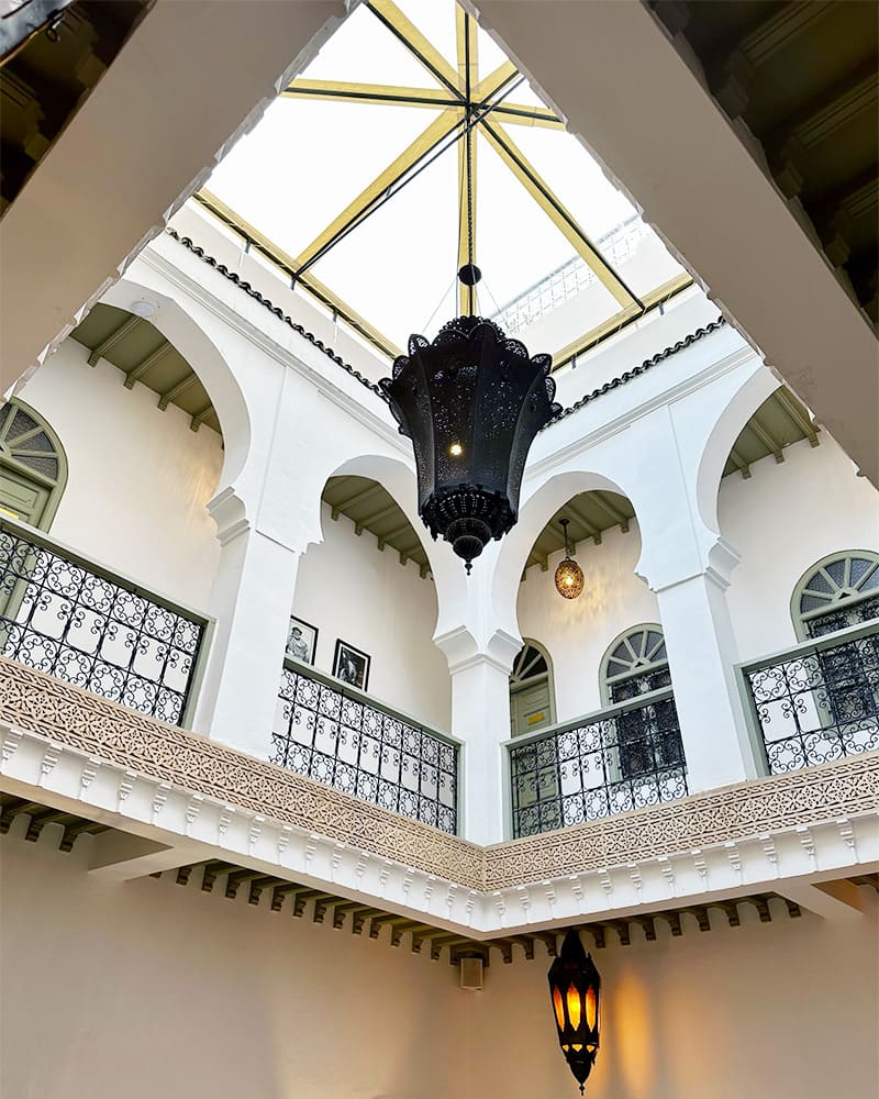 世界を旅する建築会社 カジャデザイン モロッコ マラケシュの旅「リヤドの吹き抜け」