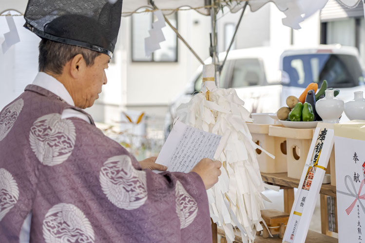 カジャデザイン　地鎮祭　注文住宅