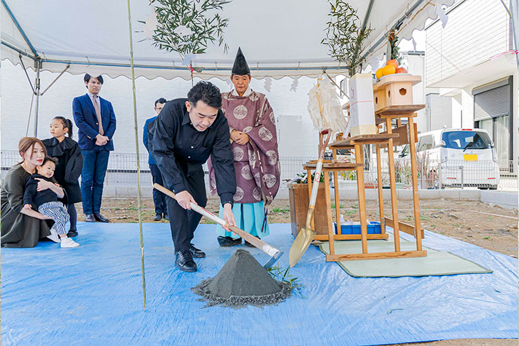 カジャデザイン 地鎮祭 穿初の儀