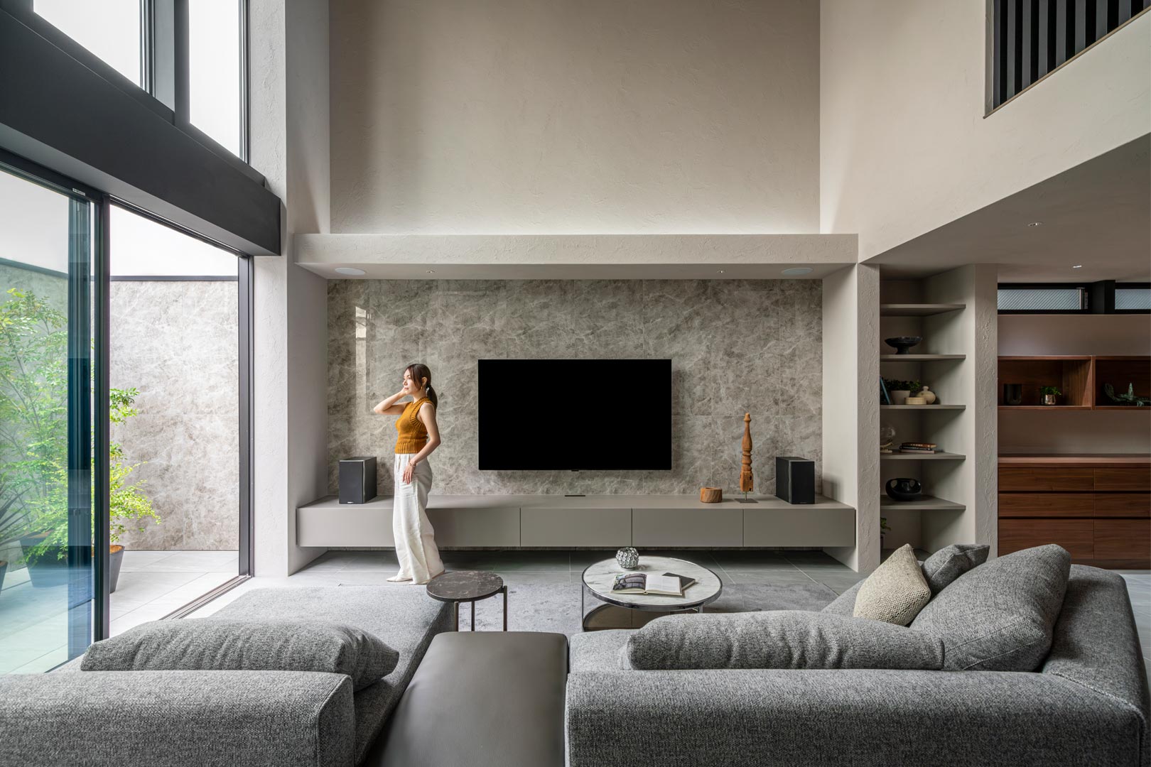 注文住宅 建築事例 リビング