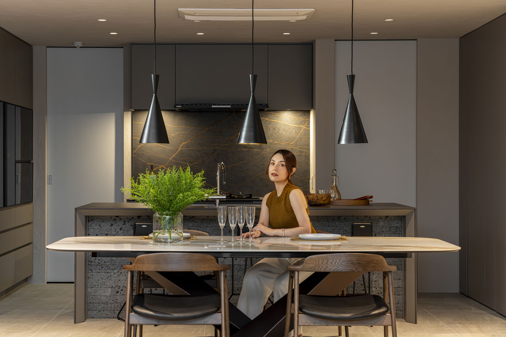 建築事例 注文住宅 ダイニングキッチン