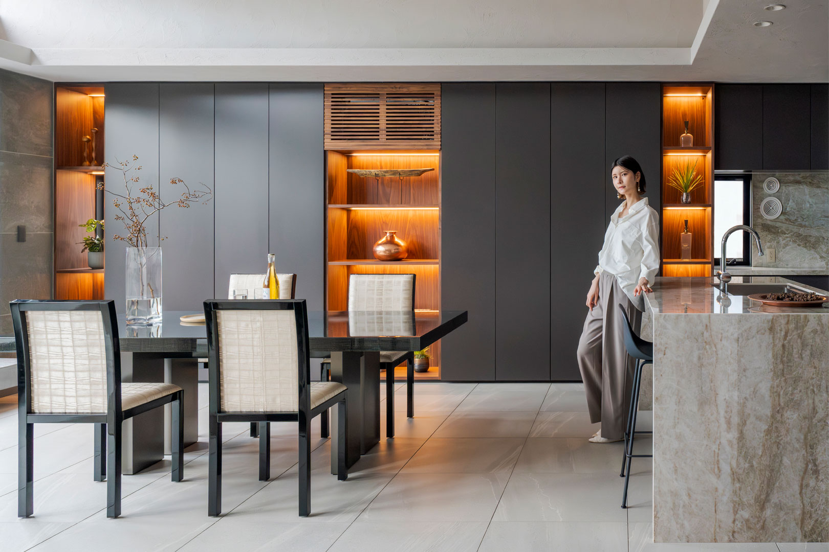 注文住宅 建築事例 ダイニング