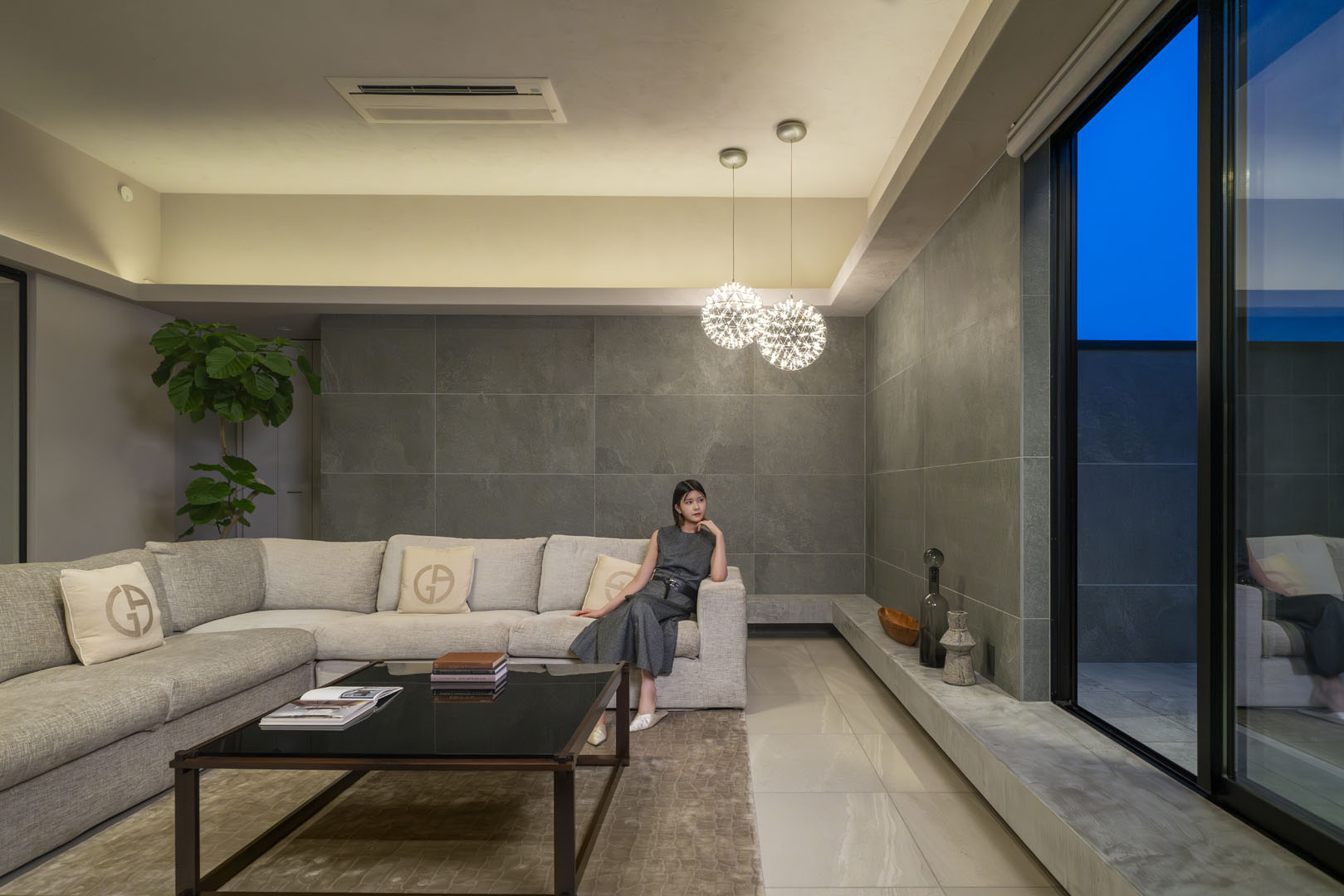 注文住宅 建築事例 リビング