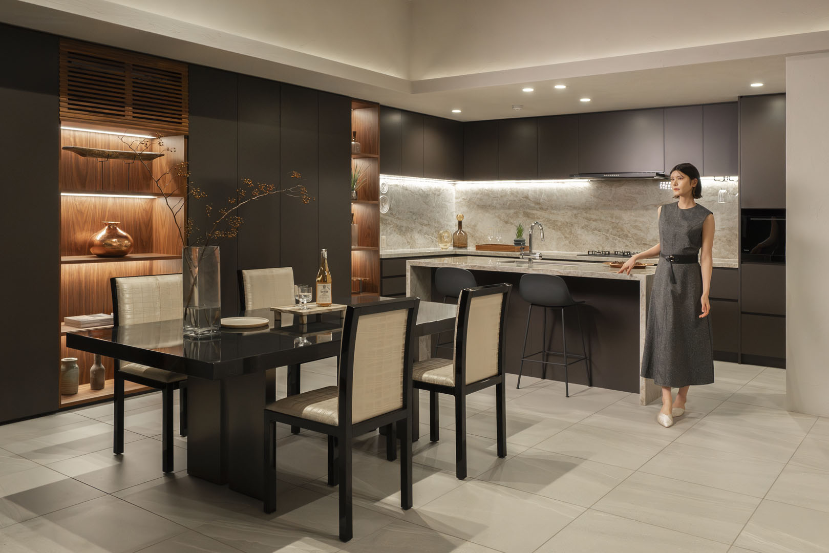 注文住宅 建築事例 キッチン