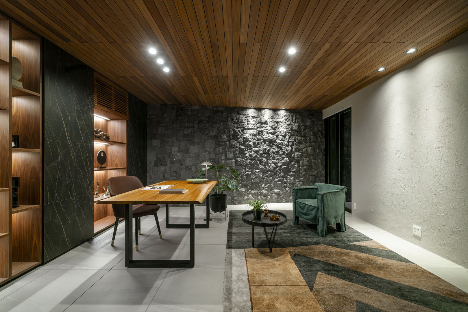 注文住宅 建築事例 ガレージ オフィス