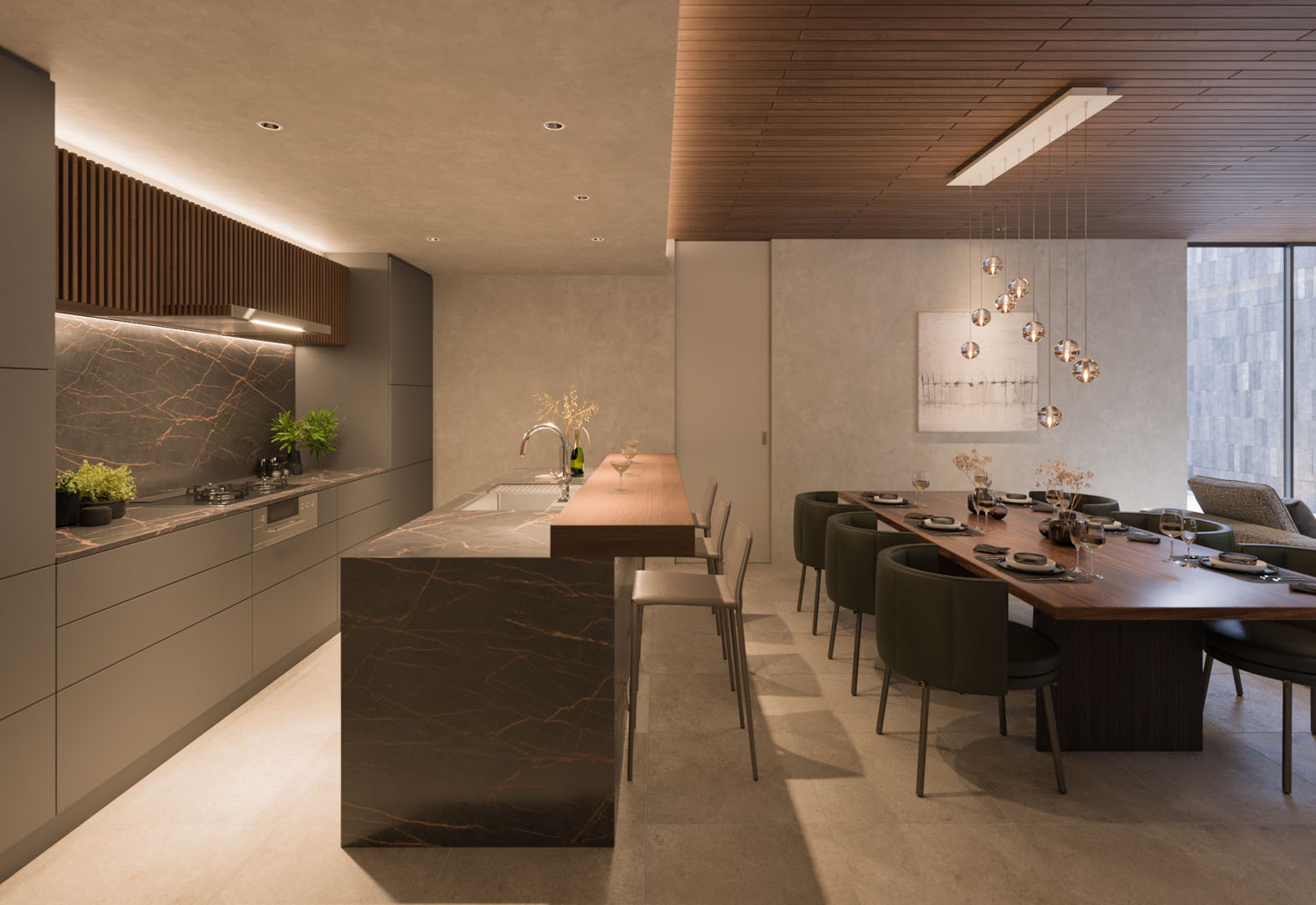 注文住宅 見学会 ダイニングキッチン