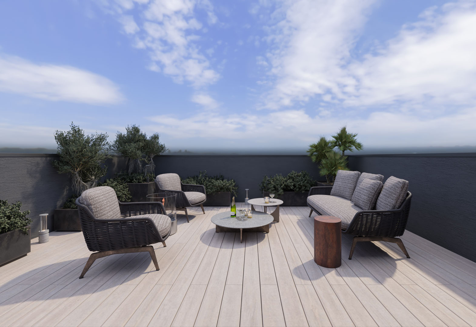 注文住宅 見学会 屋上