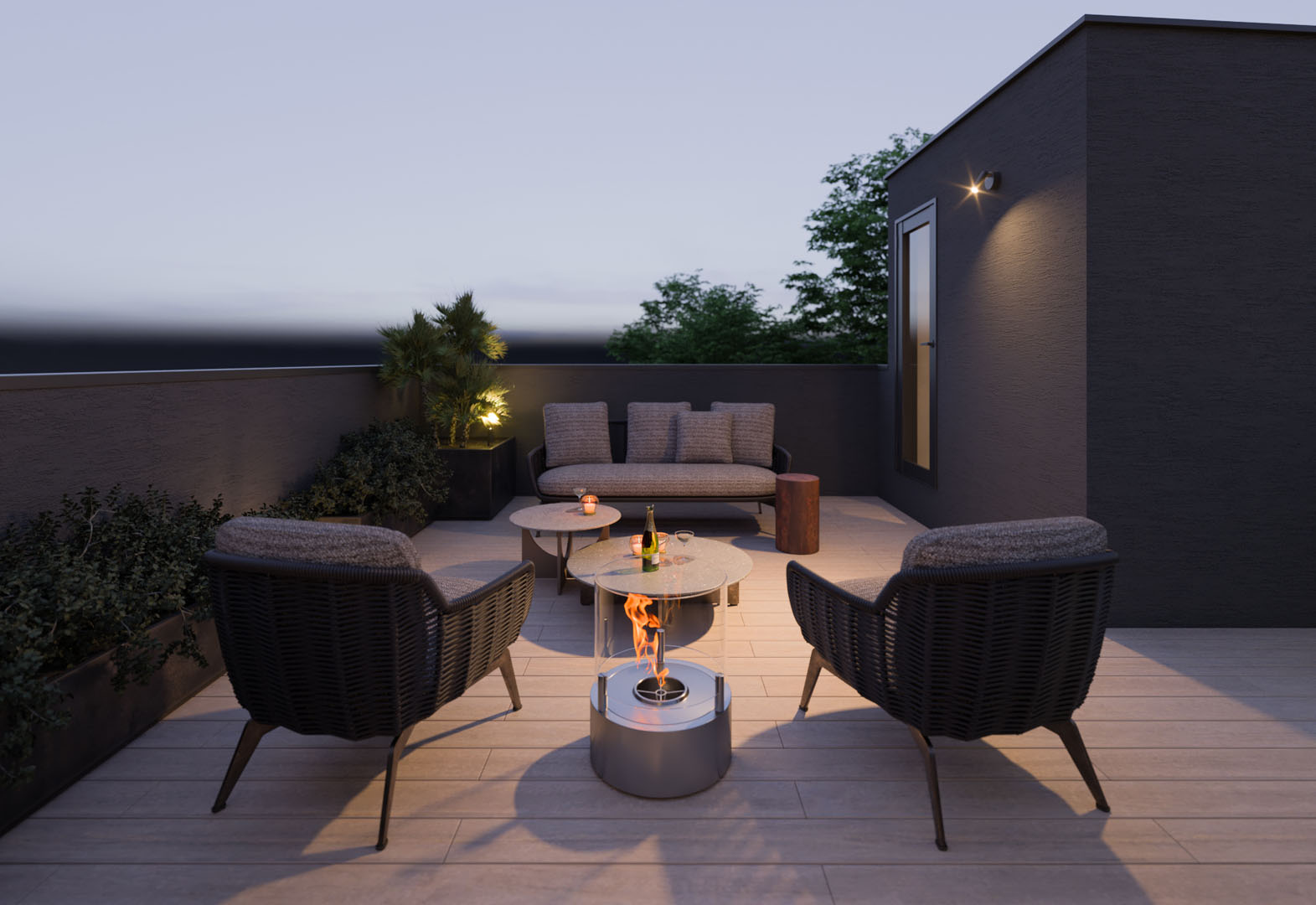 注文住宅 見学会 屋上