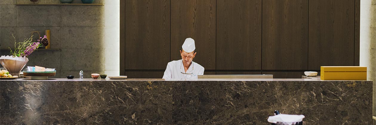 リゾートハウスYUNIで味わう、銀座「鮨きよし」のひととき